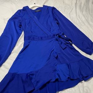 Lulus mini wrap dress size M